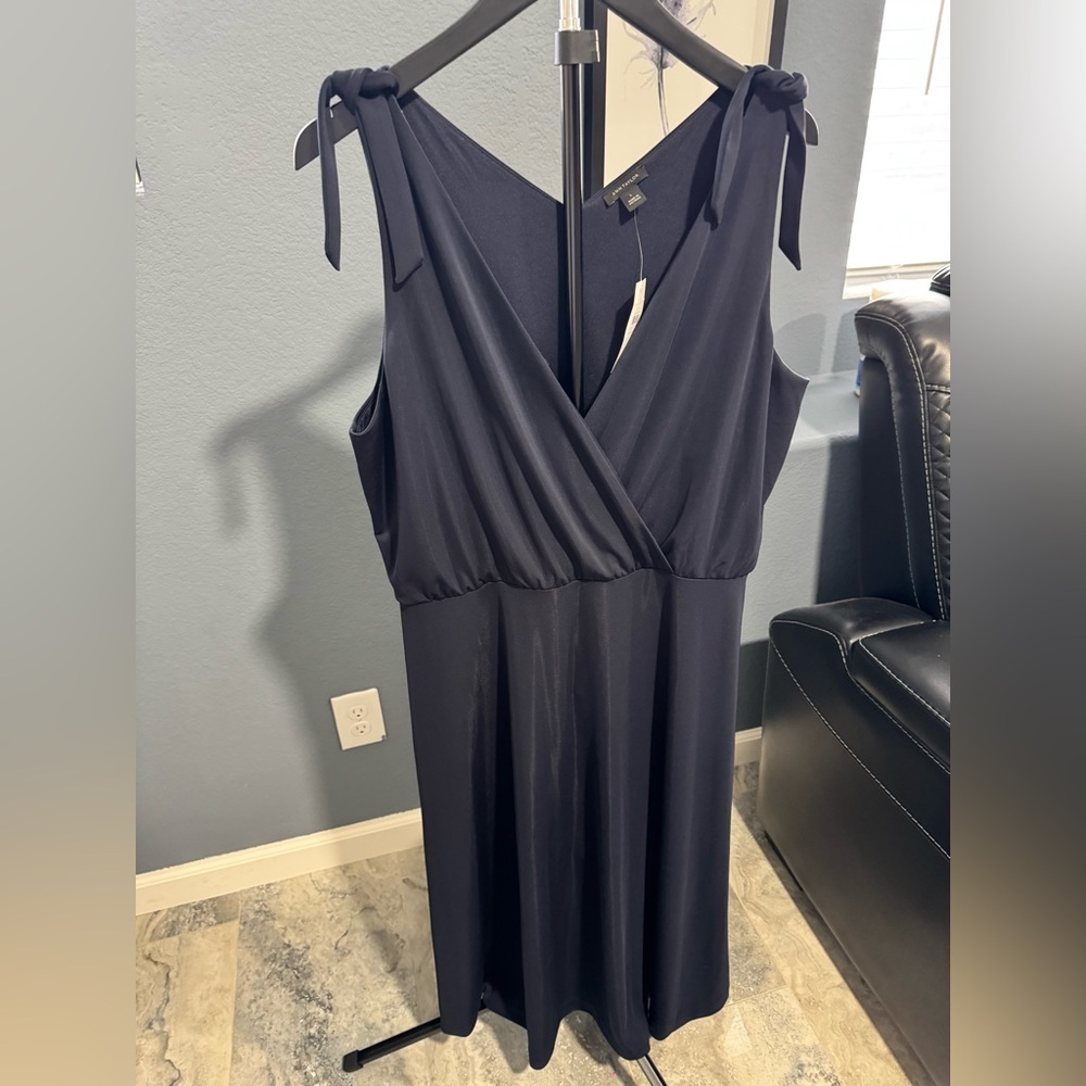 Ann Taylor Deep Blue Maxi Dress